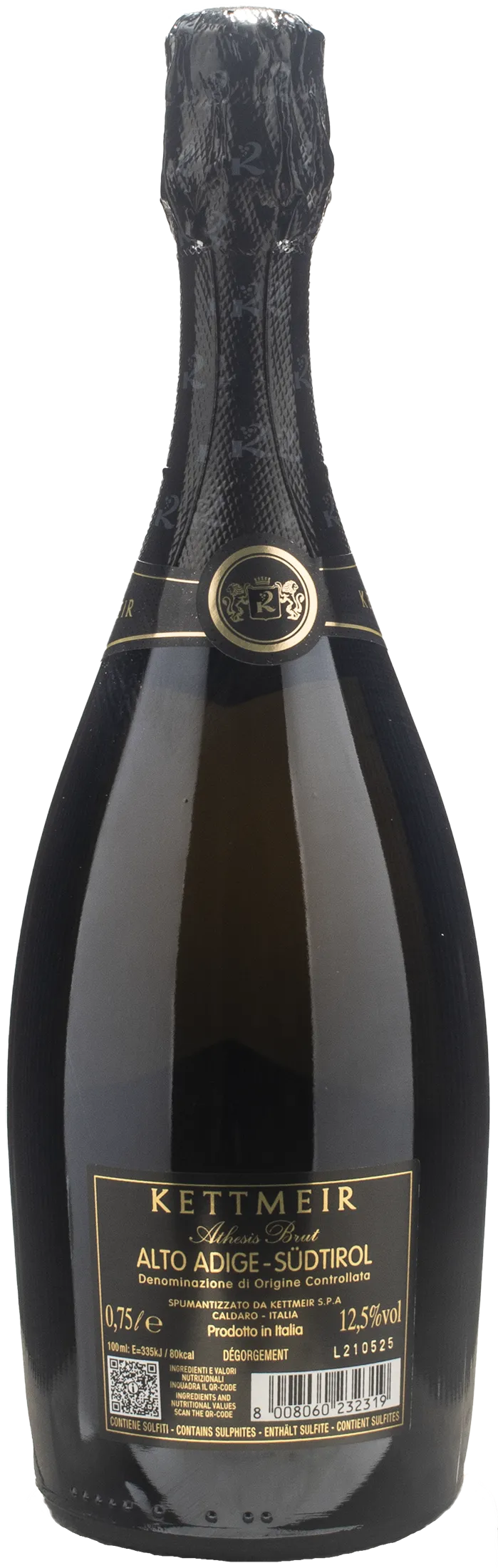 Kettmeir Alto Adige Athesis Metodo Classico Brut 2022