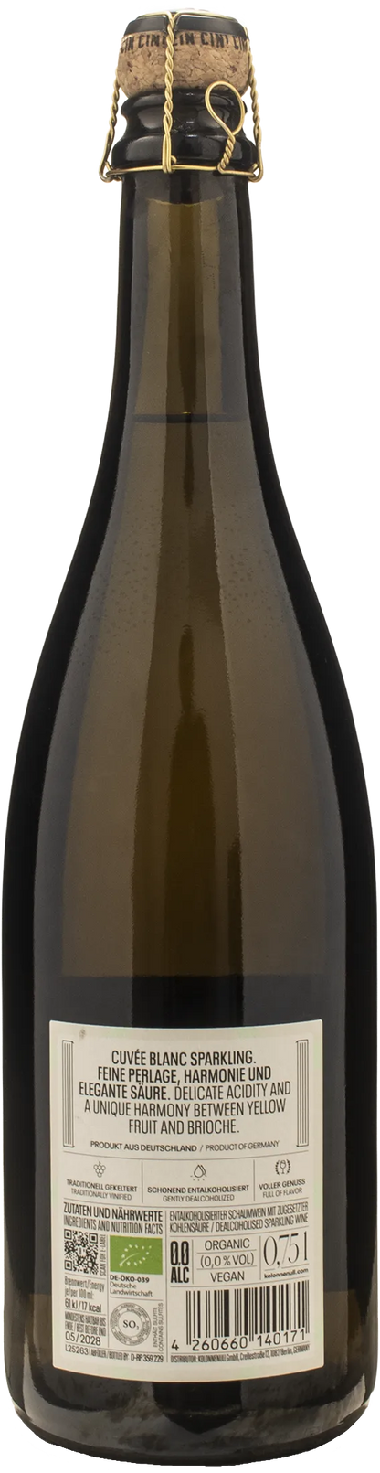 Kolonne Null Cuvee Blanc Zero Alcol