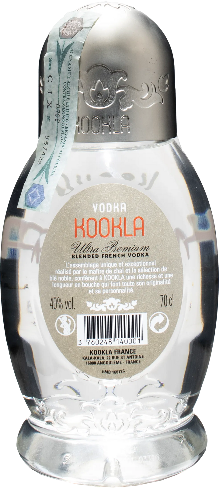 Kookla Ultra Premium Vodka 0.7L