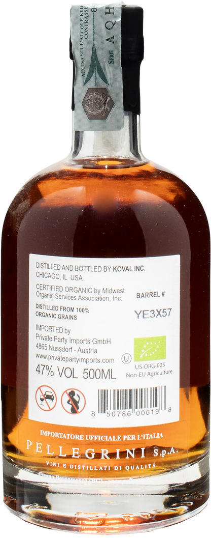 Koval Bourbon Whiskey Single Barrel 0.5L