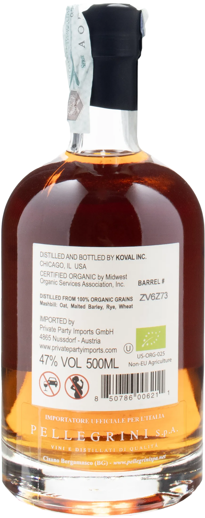 Koval Four Grain Whiskey Single Barrel