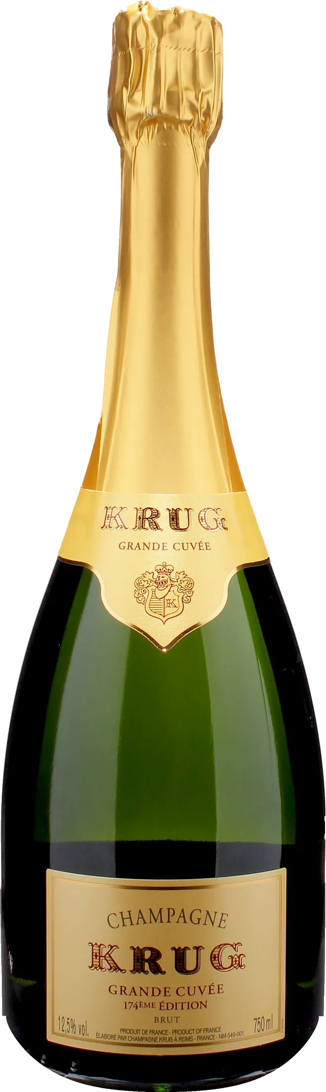 Krug Champagne Grande Cuvee Brut Edition 174eme