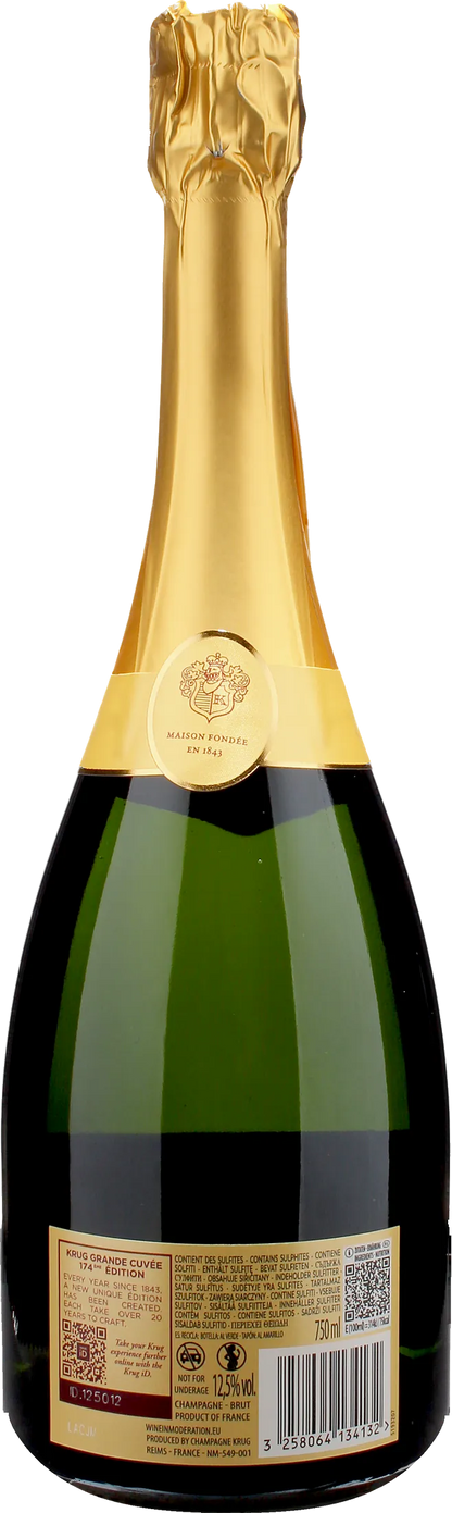 Krug Champagne Grande Cuvee Brut Edition 174eme