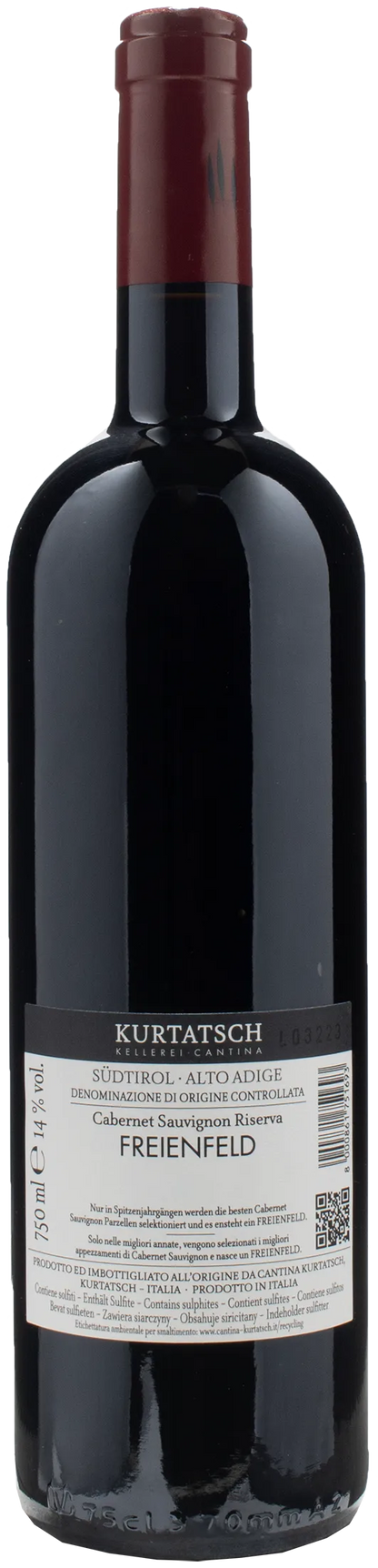 Kurtatsch Cabernet Sauvignon Freienfeld Riserva 2020