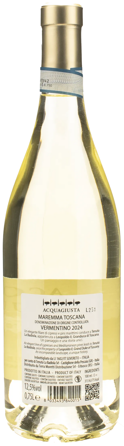 La Badiola Acquagiusta Vermentino 2024