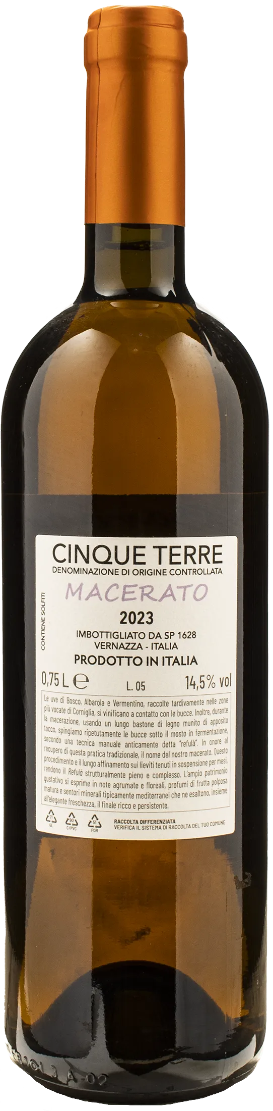 La Baracca 5 Terre Bianco Macerato 2023