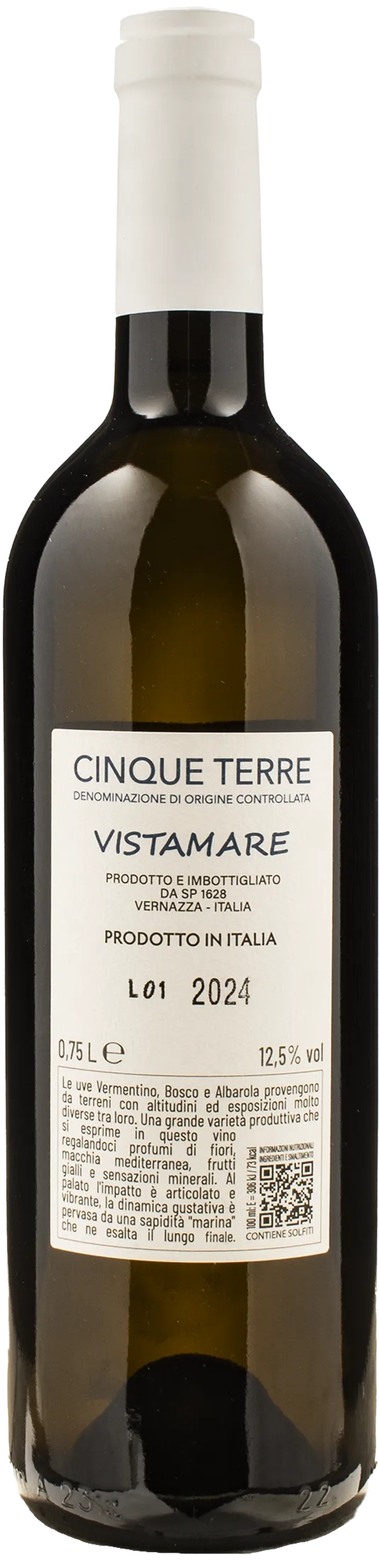 La Baracca 5 Terre Bianco Vistamare 2024