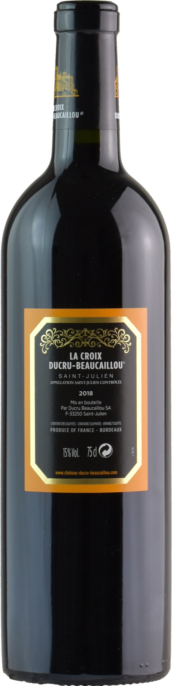 La Croix Ducru Beaucaillou Saint Julien 2018