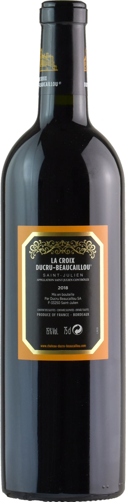 La Croix Ducru Beaucaillou Saint Julien 2018