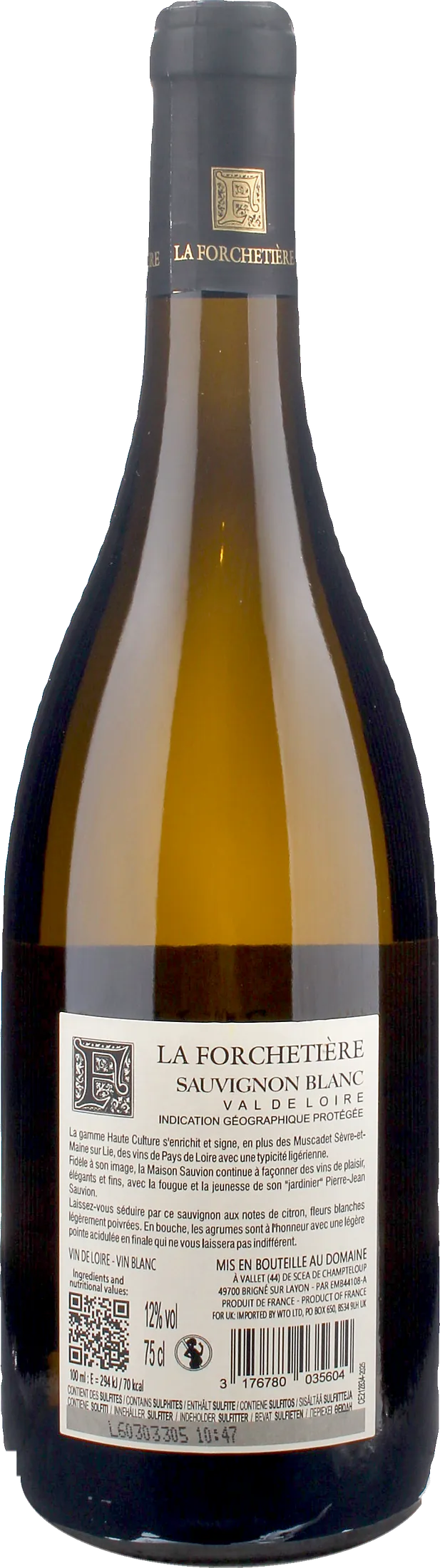 La Forchetiere Val de Loire Sauvignon Blanc 2025