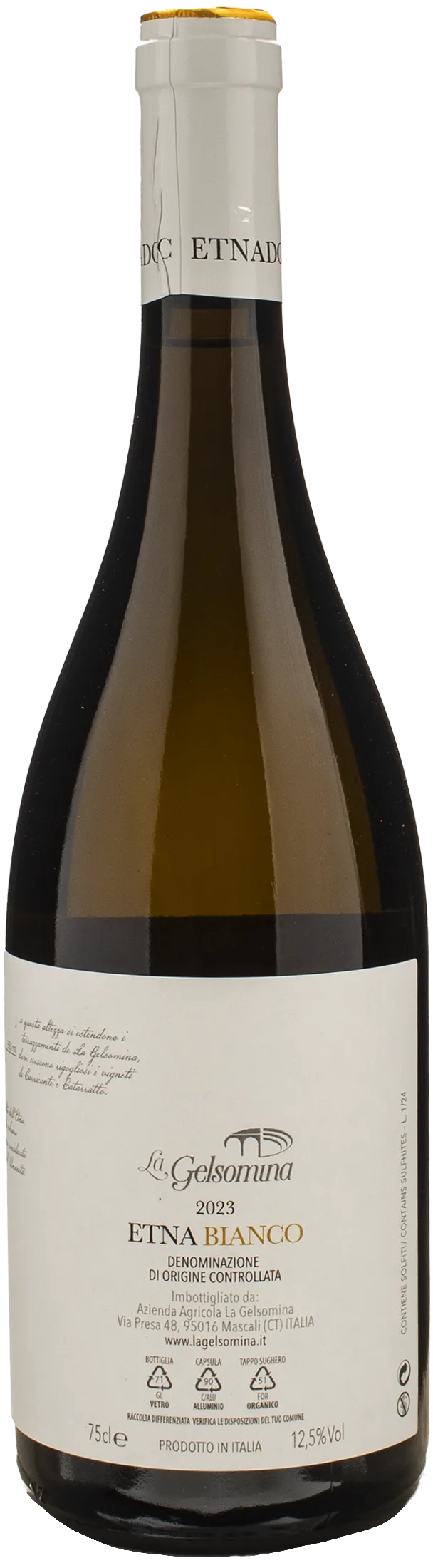La Gelsomina Etna Bianco 2023