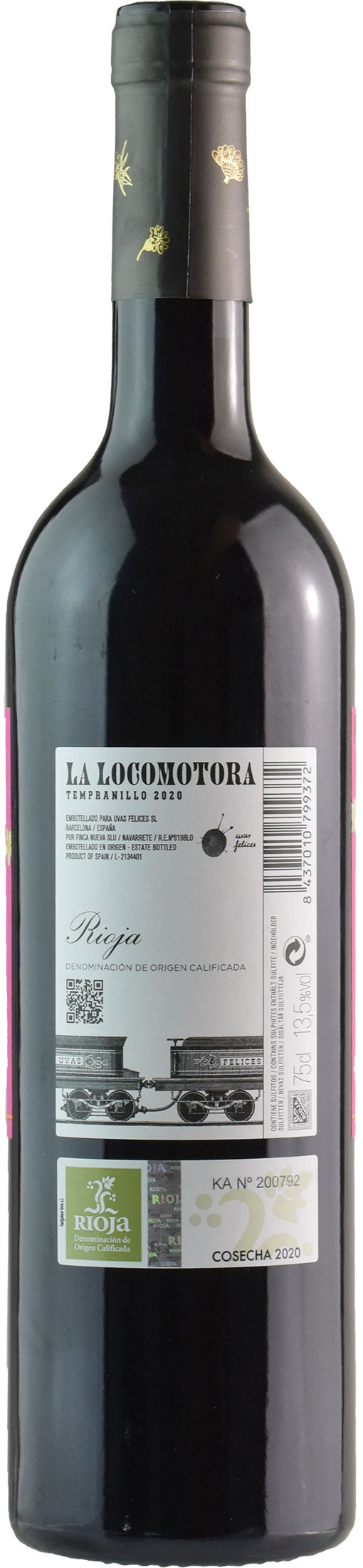 La Locomotora Rioja Tempranillo 2020