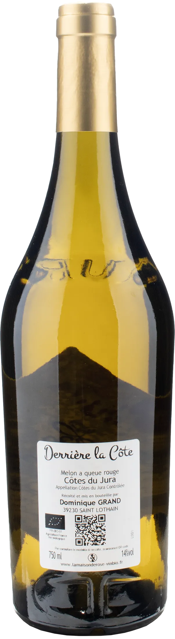 La Maison de Rose Cotes du Jura Blanc Derriere La Cote 2022