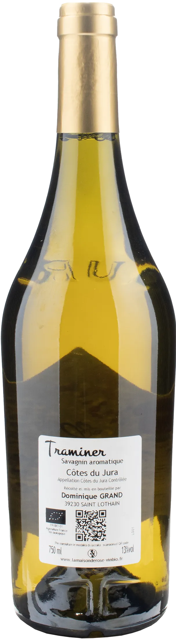 La Maison de Rose Cotes du Jura Blanc Traminer 2022