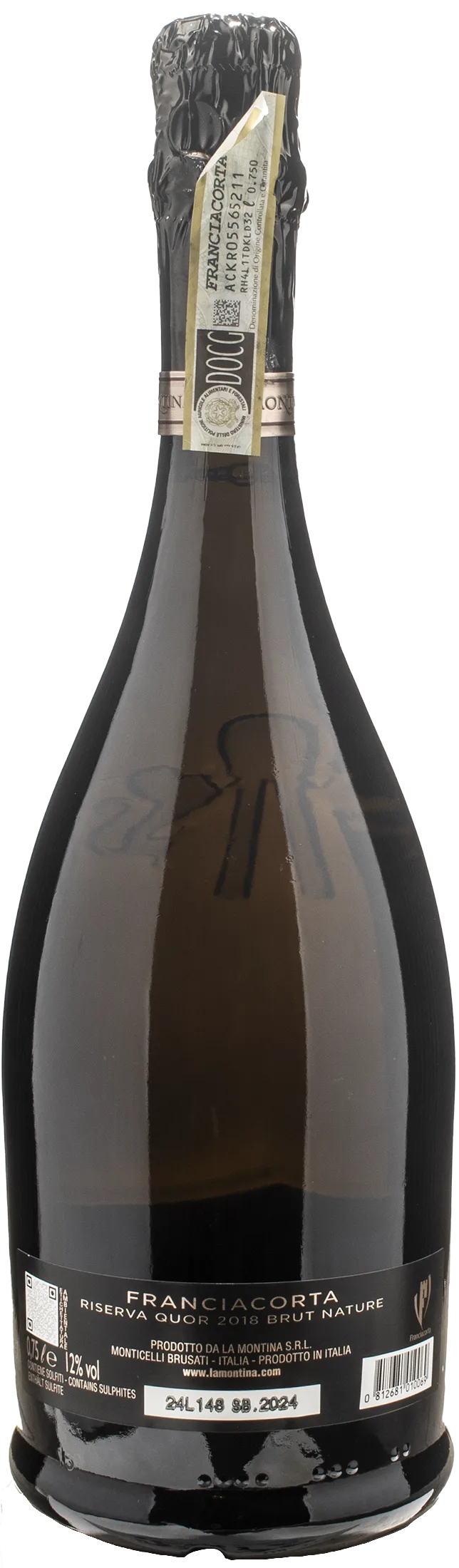 La Montina Franciacorta Quor Brut Nature Riserva 2018