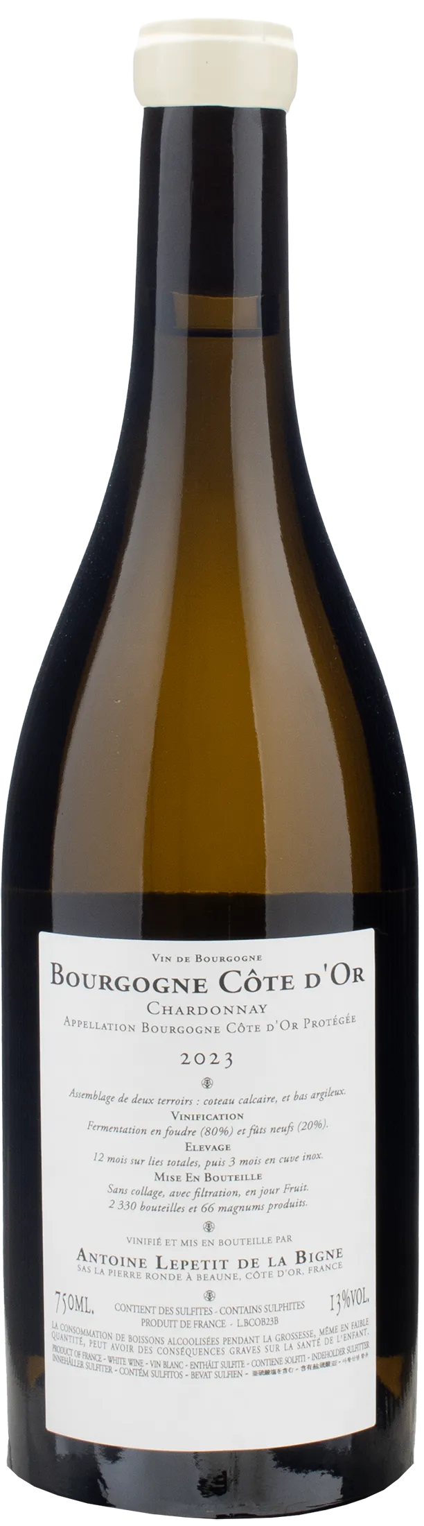 Pierre Ronde La Pierre Ronde Bourgogne Cote d'Or Chardonnay 2023 | XtraWine