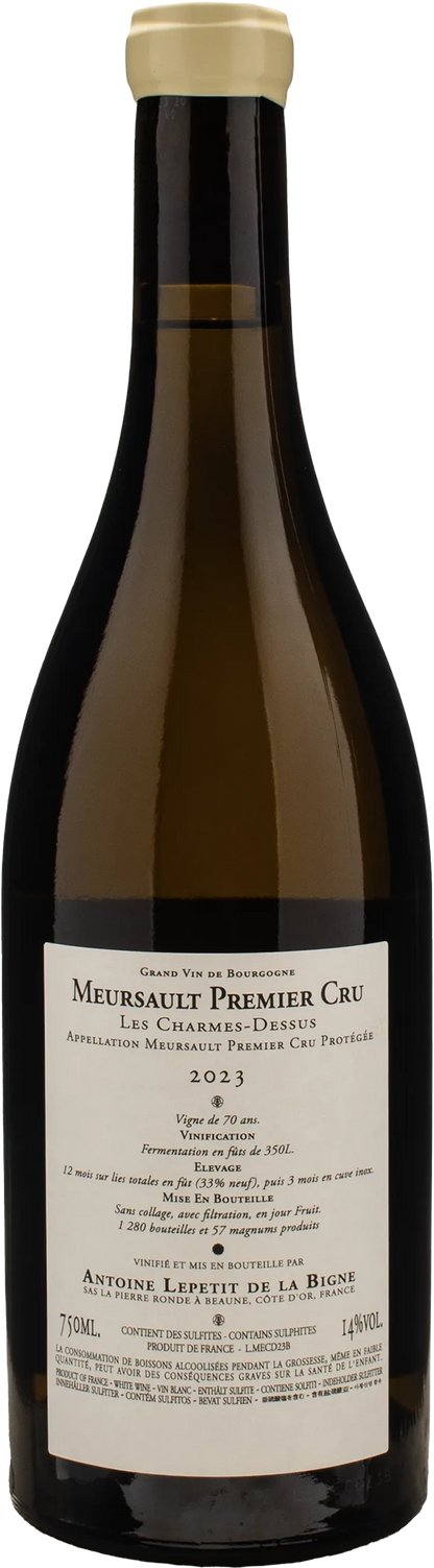 La Pierre Ronde Meursault 1er Cru Les Charmes Dessus 2023