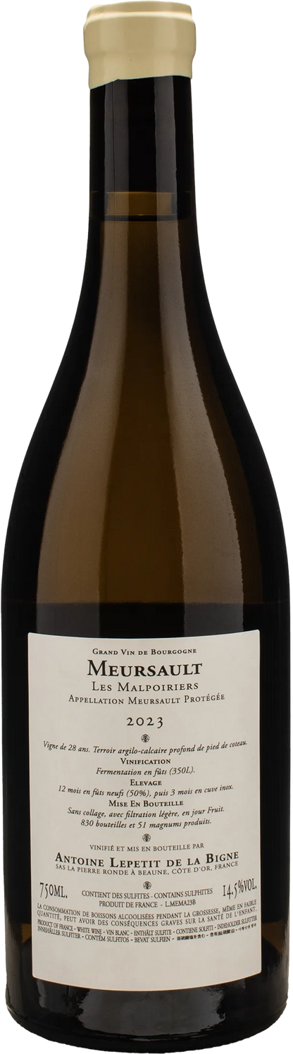 La Pierre Ronde Meursault Les Malpoiriers 2023