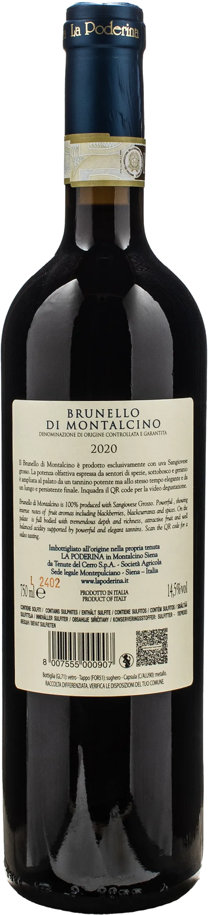 La Poderina Brunello di Montalcino 2020