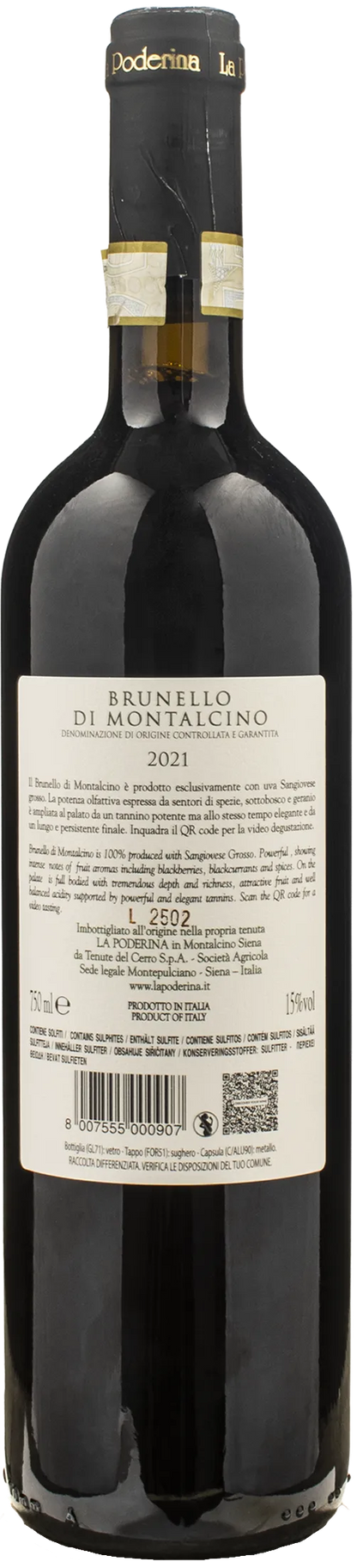 La Poderina Brunello di Montalcino 2021