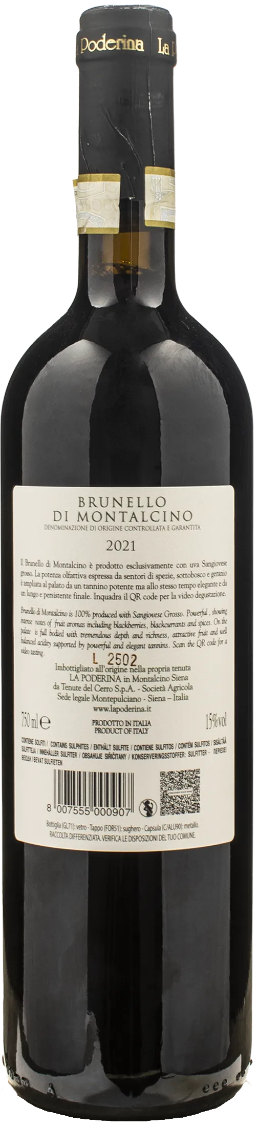 La Poderina Brunello di Montalcino 2021