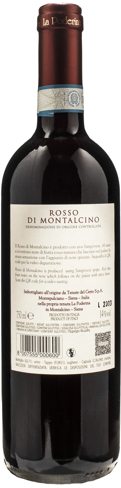 La Poderina Rosso di Montalcino 2022