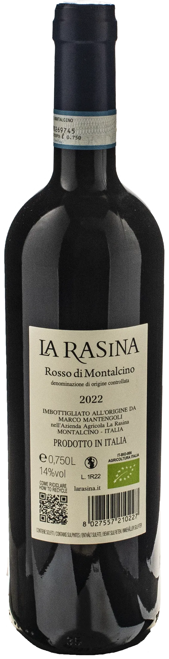 La Rasina Rosso di Montalcino 2022