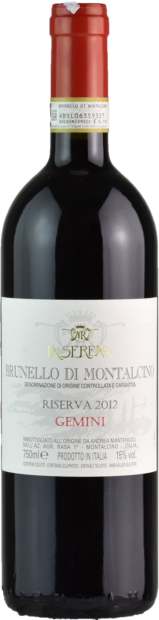 La Serena Brunello di Montalcino Gemini Riserva 2012