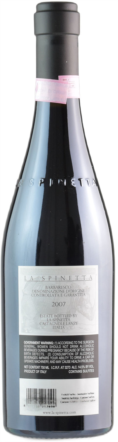 La Spinetta Barbaresco Gallina Vursu 2007