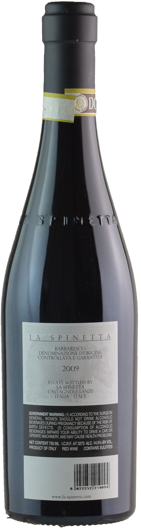 La Spinetta Barbaresco Gallina Vursu 2009