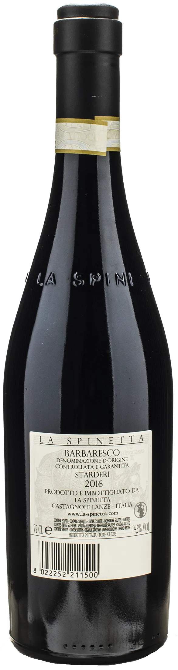 La Spinetta Barbaresco Starderi Vursù 2016