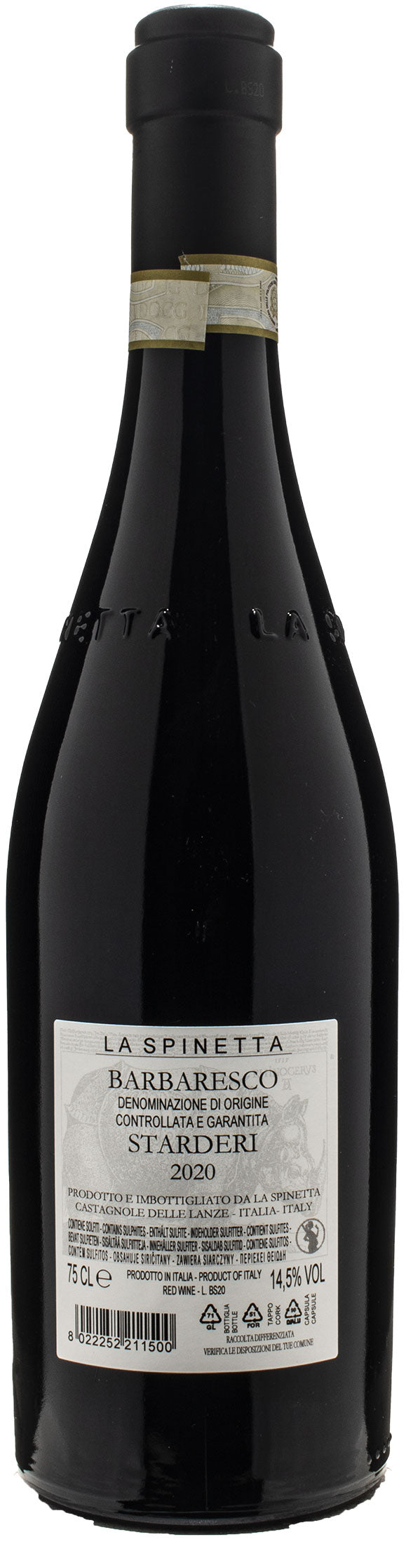 La Spinetta Barbaresco Starderi Vursu 2020