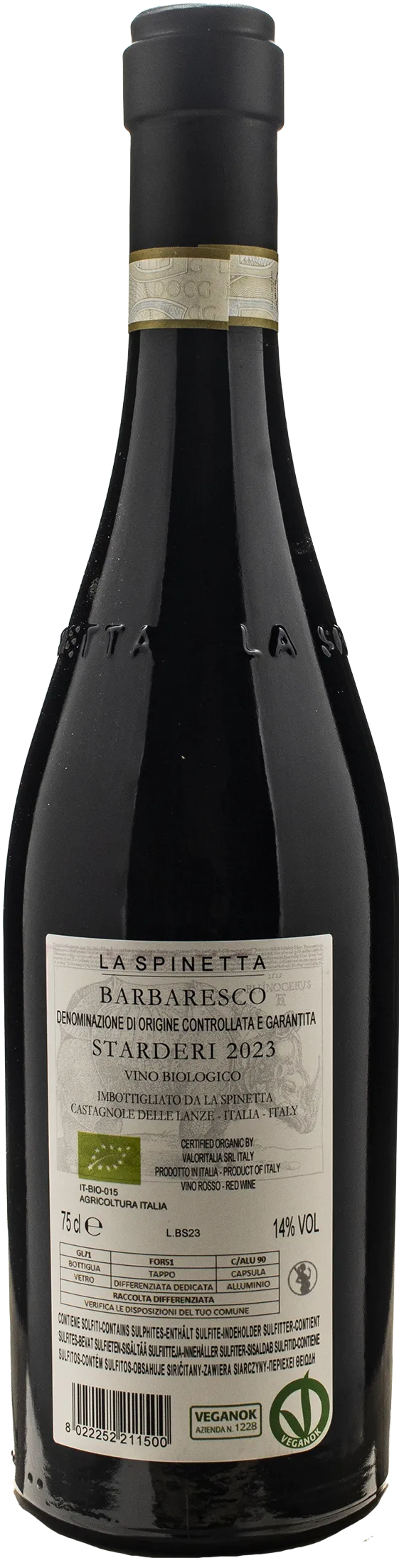 La Spinetta Barbaresco Starderi Vursu 2023