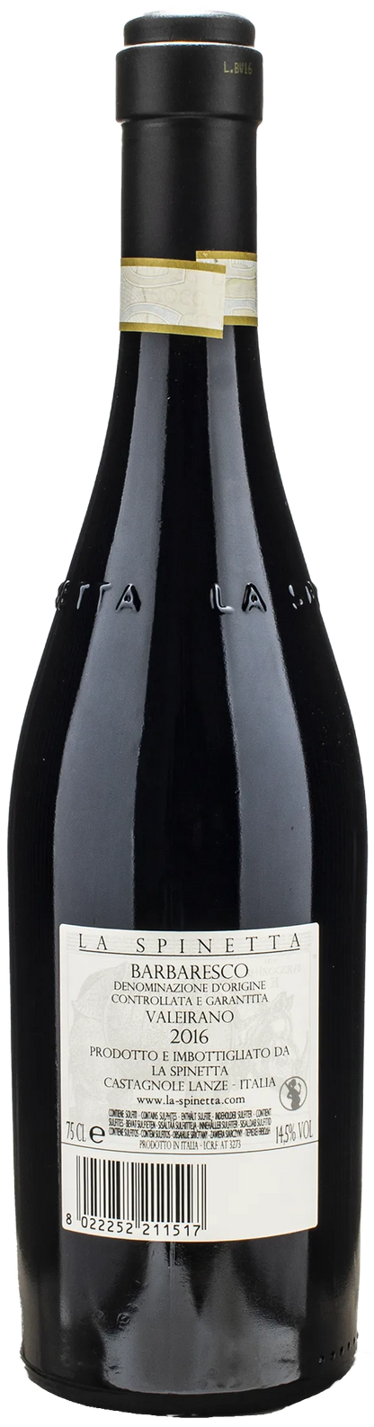 La Spinetta Barbaresco Valeirano Vursù 2016