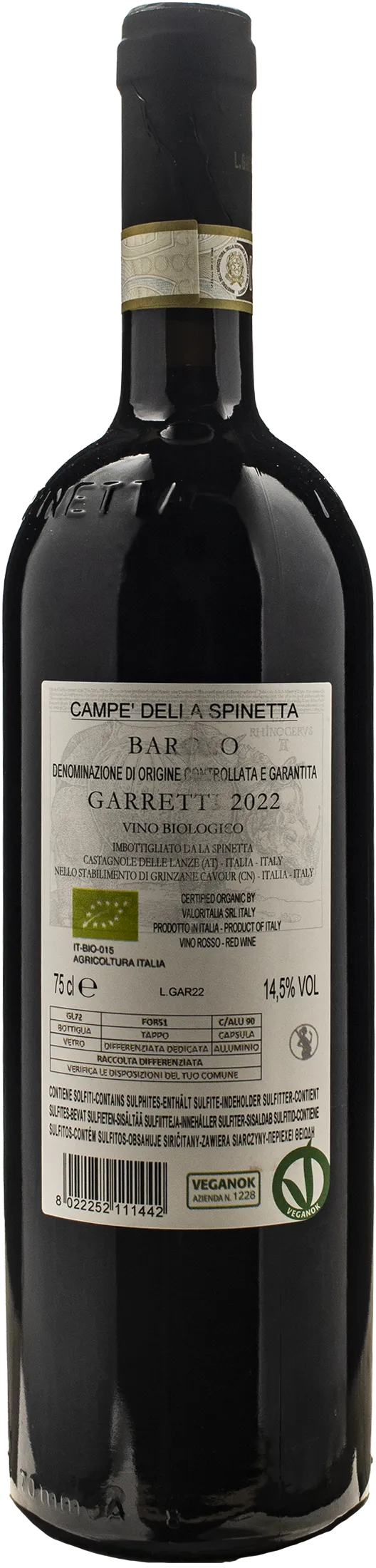 La Spinetta Barolo Garretti 2022
