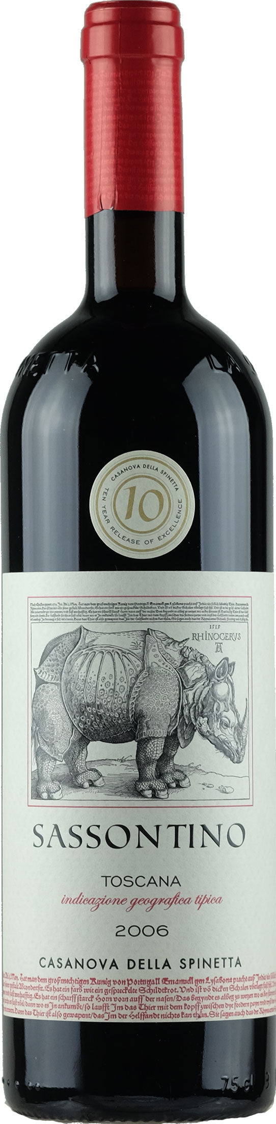 Casanova della Spinetta Toscana Sangiovese Rosso Sassontino 2006