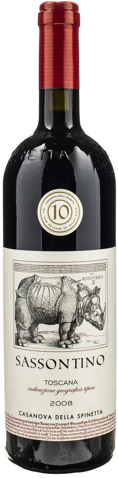 Casanova della Spinetta Toscana Sangiovese Rosso Sassontino 2008