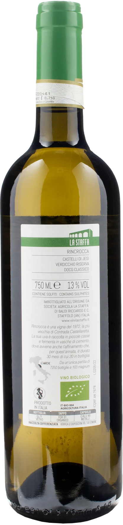 La Staffa Castelli di Jesi Verdicchio Classico Rincrocca Riserva 2021