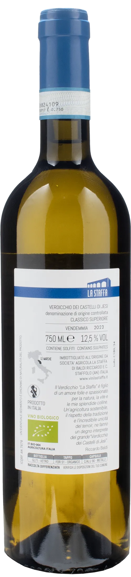 La Staffa Verdicchio Castelli Jesi Superiore 2023