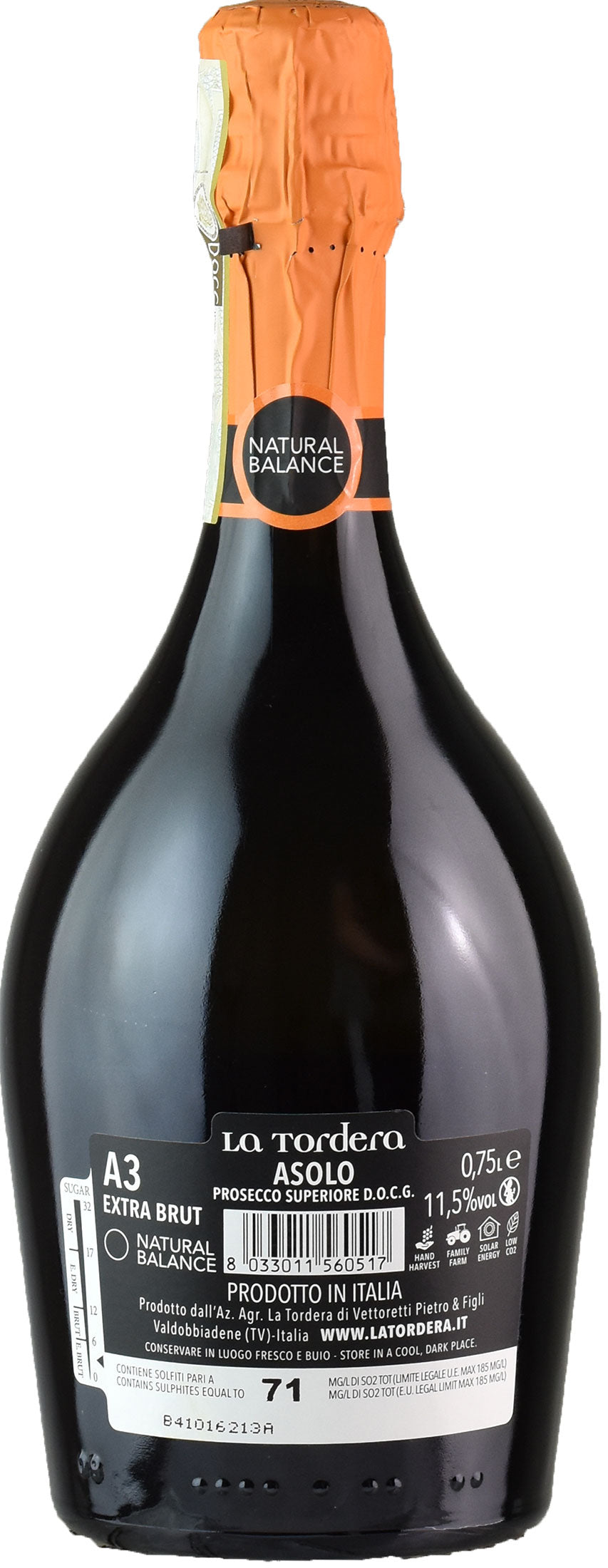 La Tordera Asolo Prosecco Superiore A3 Extra Brut