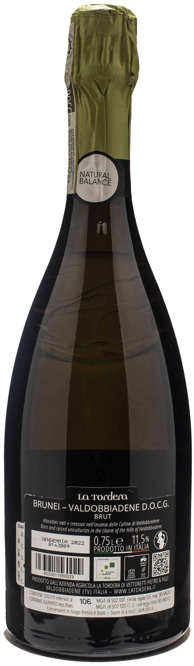 La Tordera Valdobbiadene Brunei Brut 2022