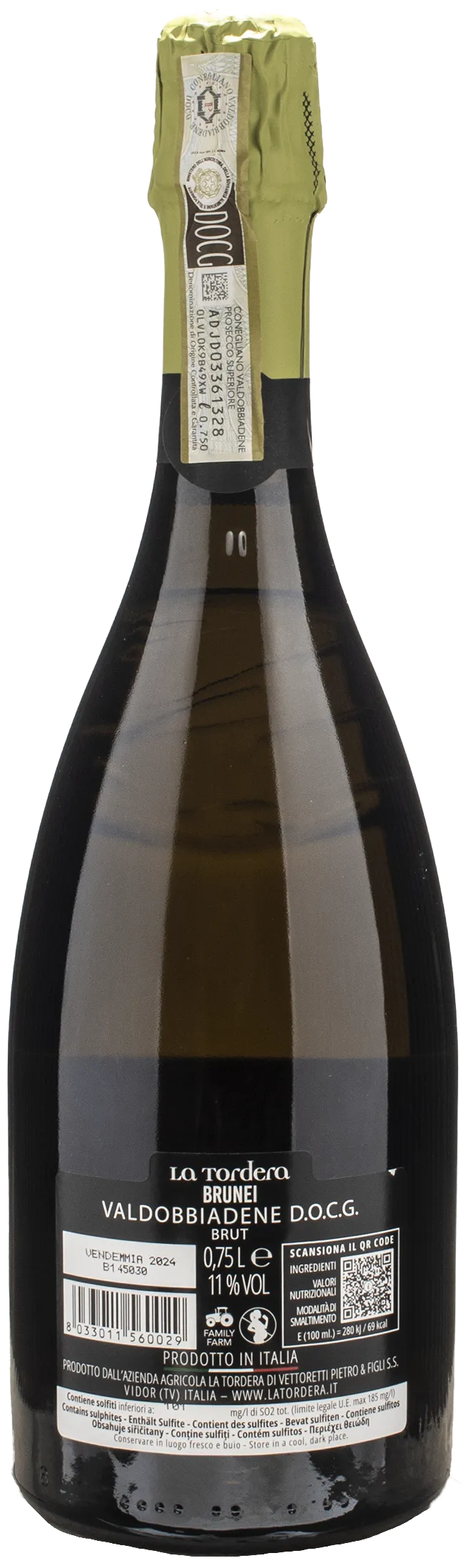 La Tordera Valdobbiadene Brunei Brut 2024