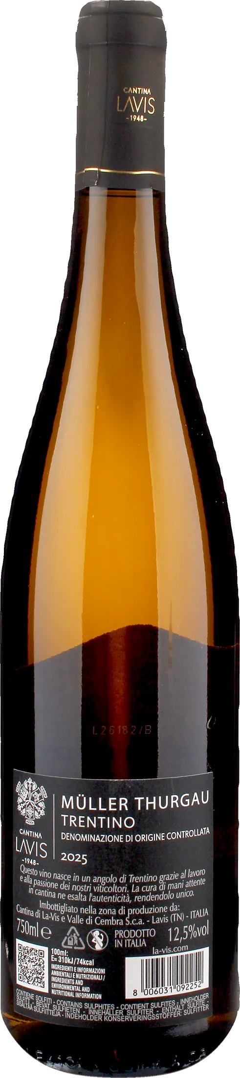 La Vis Muller Thurgau 2025