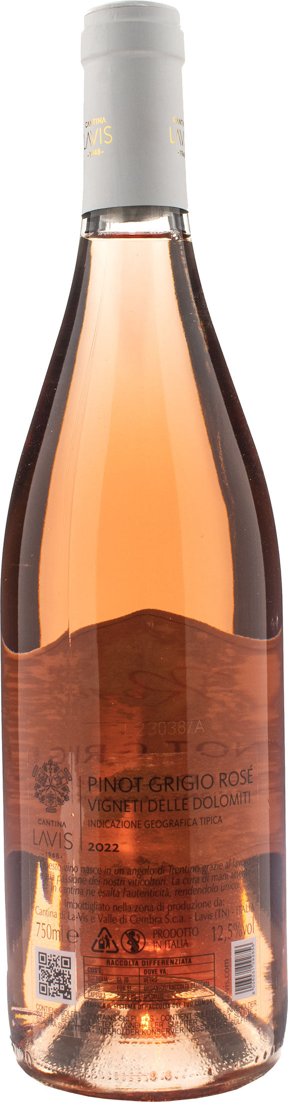 La Vis Pinot Grigio Rosé 2022