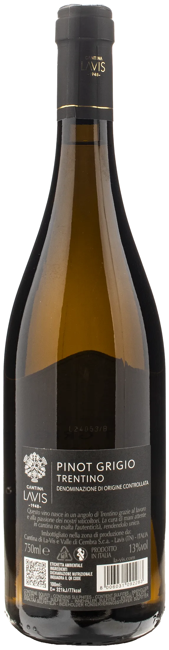 La Vis Pinot Grigio Trentino 2023