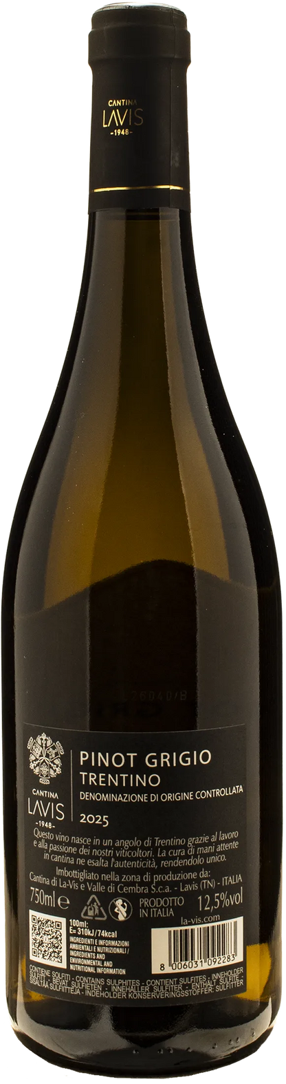 La Vis Trentino Pinot Grigio 2025