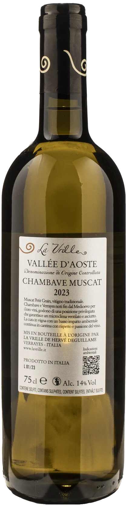 La Vrille Val d’Aosta Chambave Muscat 2023