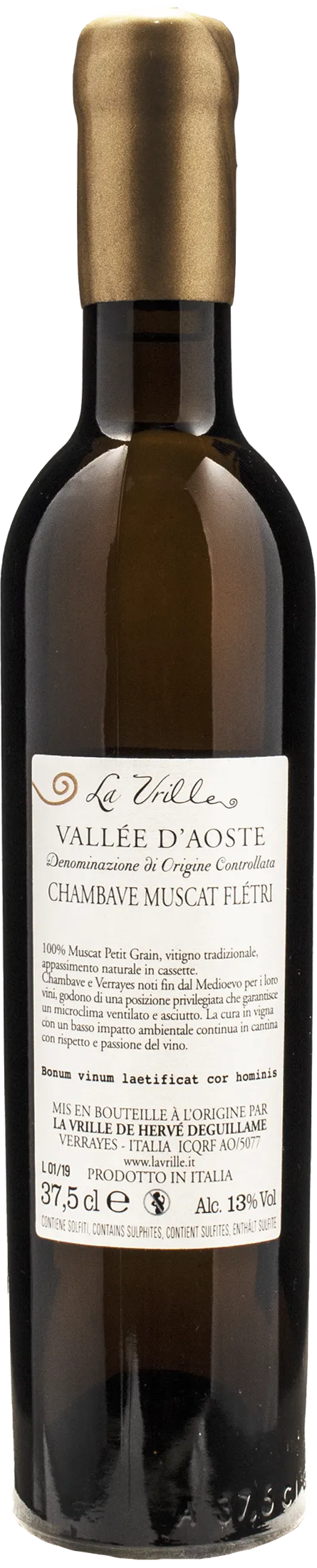 La Vrille Val d’Aosta Chambave Muscat Fletri 0.375L 2019