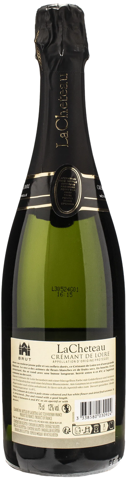 LaCheteau Cremant de Loire Brut
