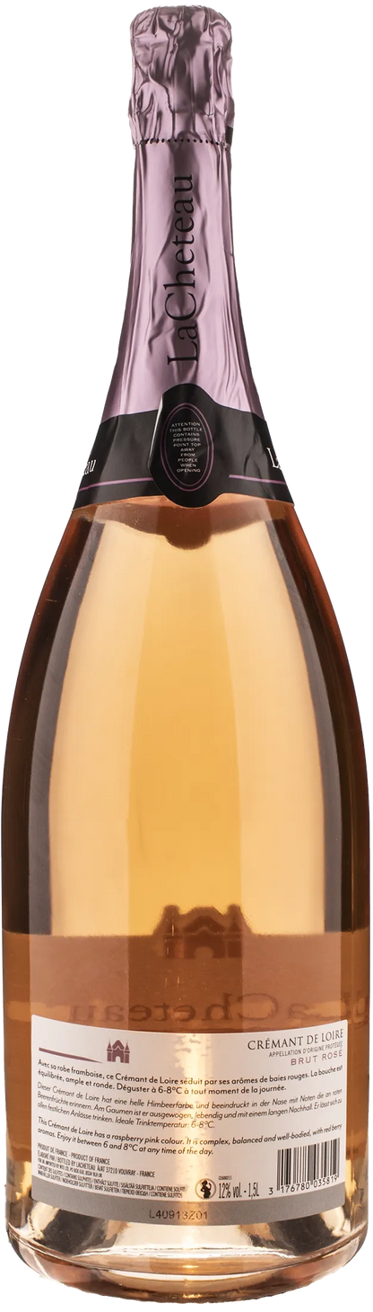 LaCheteau Cremant de Loire Rosè Brut Magnum